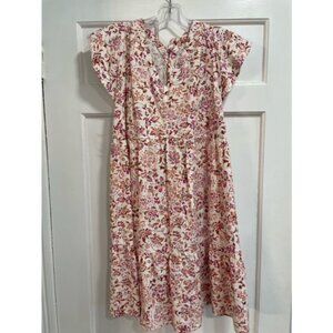 Isabel Maternity By Ingrid & Isabel Linen Floral Dress